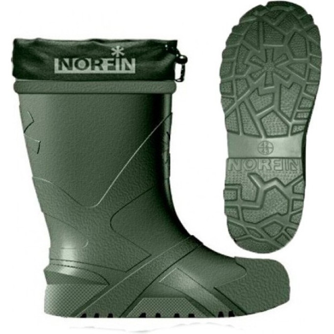 Сапоги зимние NORFIN BERINGS с манжетой олива -45С EVA р.40-41 14861-4041