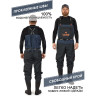 Полукомбинезон забродный NORFIN PILOT BOOTFOOT р.45-XL с сапогами 82231-45-XL