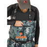 Полукомбинезон забродный NORFIN PILOT CAMO BOOTFOOT р.43-M-S с сапогами резина 83400-43-M-S