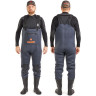 Полукомбинезон забродный NORFIN SHADOW NEOPRENE BOOTFOOT р.44-L с сапогами 83500-44-L