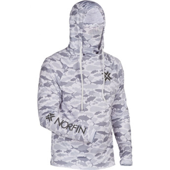 Джемпер NORFIN SUN PRO GUARD HOODIE GRAY р.XL
