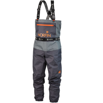 Полукомбинезон забродный NORFIN PILOT STOCKINGFOOT GRAY р.LS
